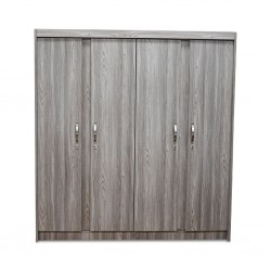 Colton Wardrobe 4 Doors MDF Arom