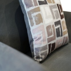 Alps Accent Chair Oakley Graphite Col Fabric