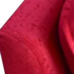 Electron Sofa Corner Red Fabric RHF Chaise