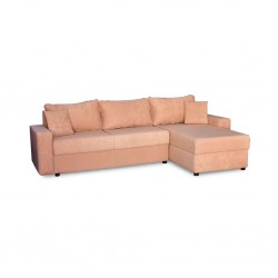Electron Sofa Corner Beige Fabric RHF Chaise