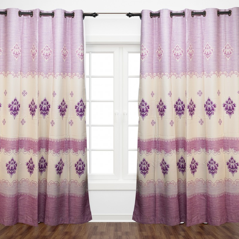 Lavender Curtain 200x255cm Linen 276 HUO-29 Lavender Curtain 200x255cm Linen 276 HUO-29