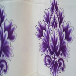 Lavender Curtain 200x255cm Linen 276 HUO-29