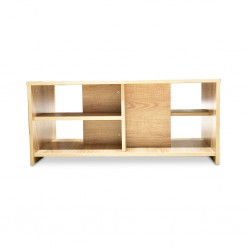 Clarissa coffee table with shelves