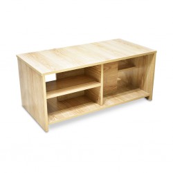 Clarissa coffee table with shelves