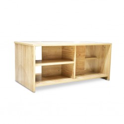 Clarissa coffee table with shelves