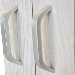 Grace Wardrobe 6 doors Grey MDF