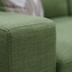 Delance sofa 3+2 in Fabric Milford Grass Col