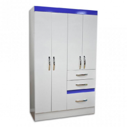 Tamis Wardrobe 4 doors White