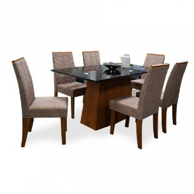Solrela Table and 6 Chairs