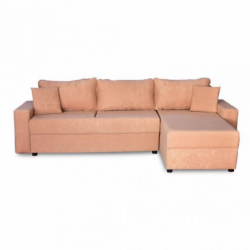 Electron Sofa Corner Beige Fabric RHF Chaise