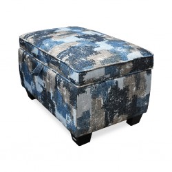Palm Spring Ottoman in Fabric