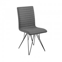 Blast Chair Grey Metal Fabric
