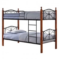 Princess Bunk Bed 90x190 cm Dark Oak