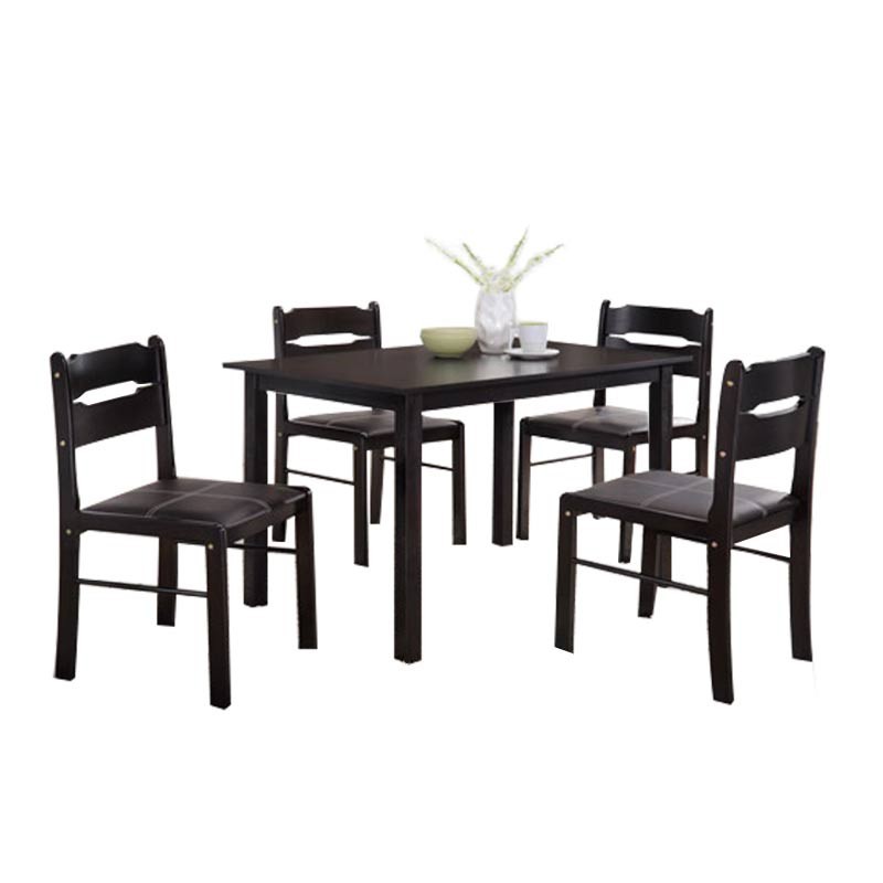 Venice Table and 4 Chairs Wengue Venice Table and 4 Chairs Wengue
