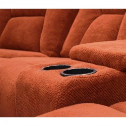 Abruzzo Sofa Corner Bingo Fabric Adobe