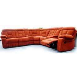 Abruzzo Sofa Corner Bingo Fabric Adobe