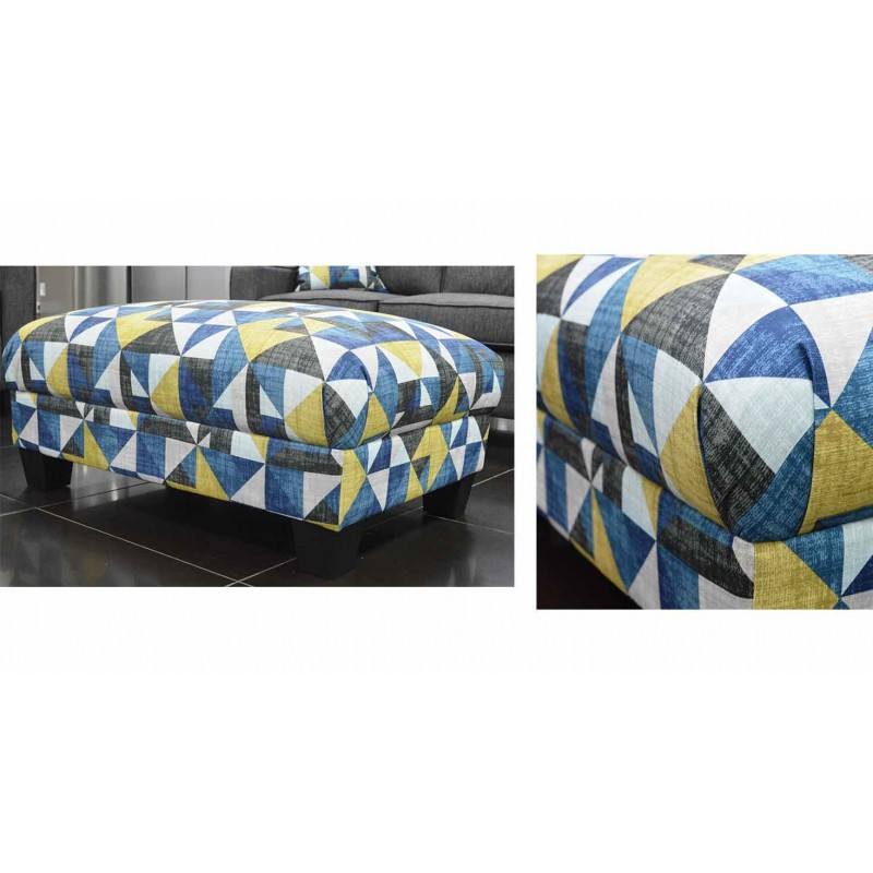 Fenway Ottoman in Fabric Vintage Col Fenway Ottoman in Fabric Vintage Col
