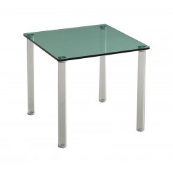 Vitro Side Table Green Glass Top