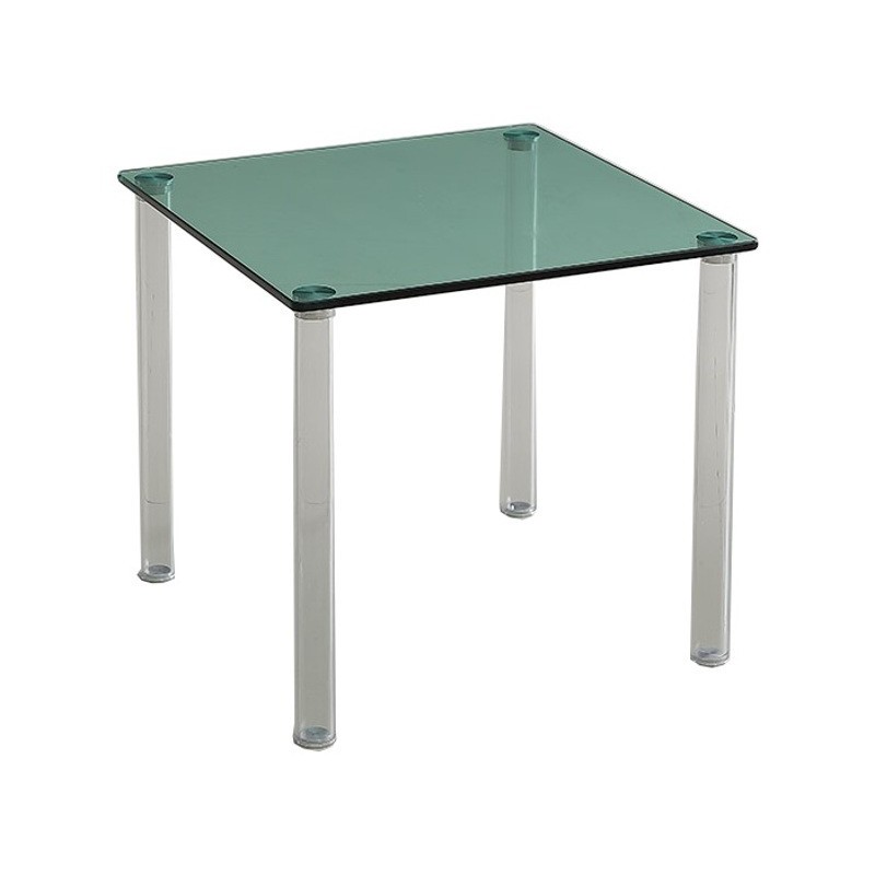 Vitro Side Table Green Glass Top