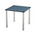 Vitro Side Table Blue Glass Top