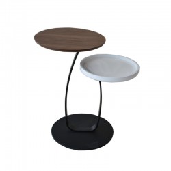 Rubino Side Table Walnut