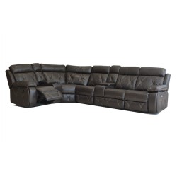 Crestline Sofa Corner Brown...
