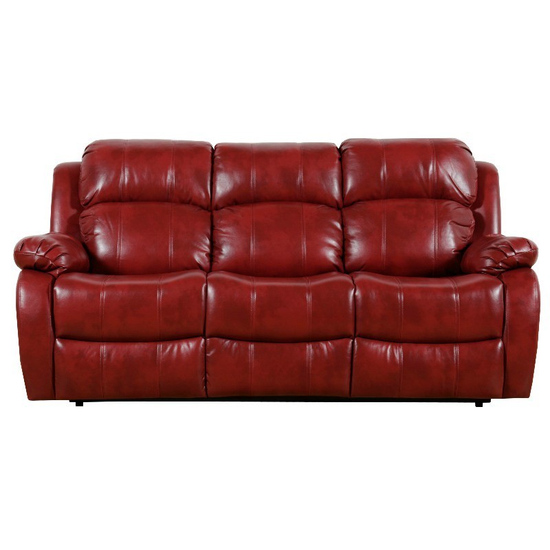 Vercelli Tyson Sofa Leather Gel Red