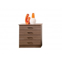 Colton Chest of Drawers Grey MDF