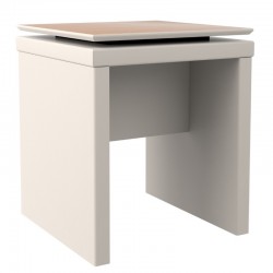 Lincoln Side Table Off-white/Natural PB