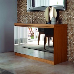 Truzzi 3 Drs Sideboard W/Mirrors Natural PB