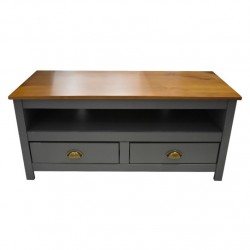 Topazio TV Rack W/2 Drws S.Wood Grey