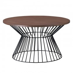 Fabiano Coffee Table Walnut & Black