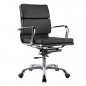 Alfi Mid Back Office Chair Black PU
