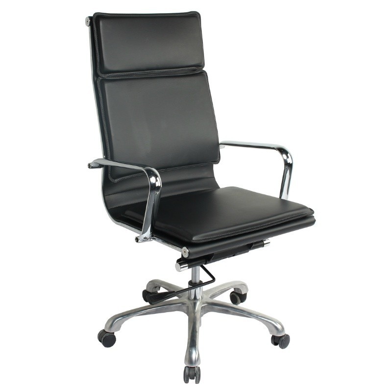 Nova High Back Office Chair Black PU