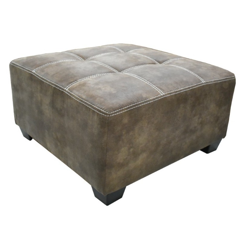 Eiffel Ottoman Shogan Almond Colour Fabric