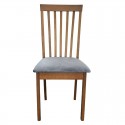 Boris Chair Grey Fabric Seat