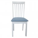 Boris Chair Sky Blue Fabric Seat