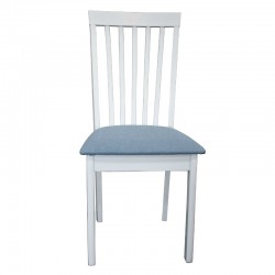Boris Chair Sky Blue Fabric Seat