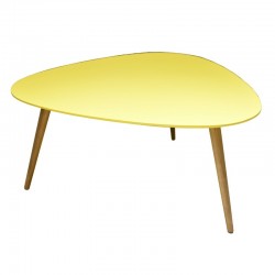 Avena Coffee table MDF Yellow Finish