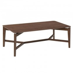 Zeno Side Table Walnut Finish