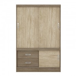 Estilo II Wardrobe 2 Drs Walnut/Vanilla PB