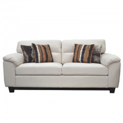 Vorino 3 Seaters Sofa Ivory...