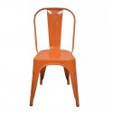 Fabio Chair Orange Finish