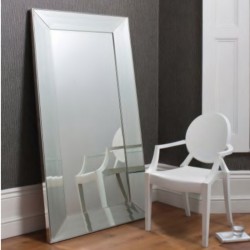 Floor Mirror In MDF Silver...
