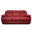 Sabella 3 Seaters Reclining Sofa Cranberry