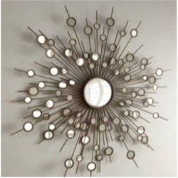 Wall Mirror In MDF Silver...