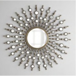 Wall Mirror in Metal Silver...