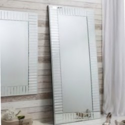 Floor Mirror In MDF Silver...
