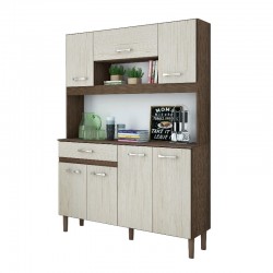 Kit Magazin 120 Kitchen Unit Almond Rustic