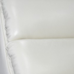 Russo Chaise White Leather Gel